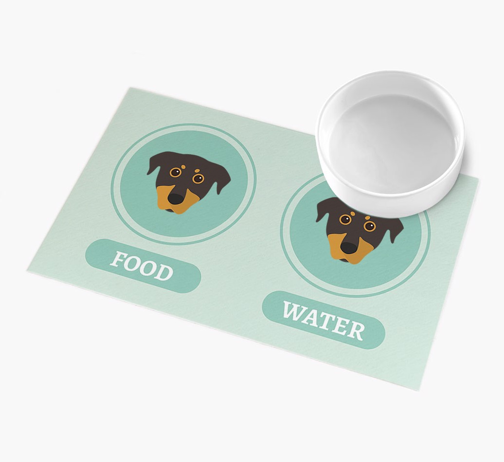 'Yappicons' - Personalized {breedFullName} Feeding Mat