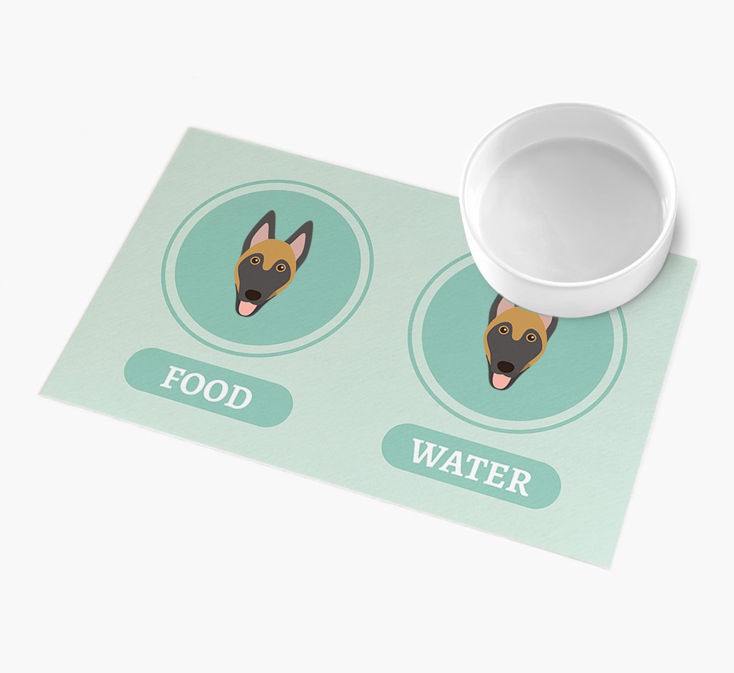 'Yappicons' - Personalized {breedFullName} Feeding Mat
