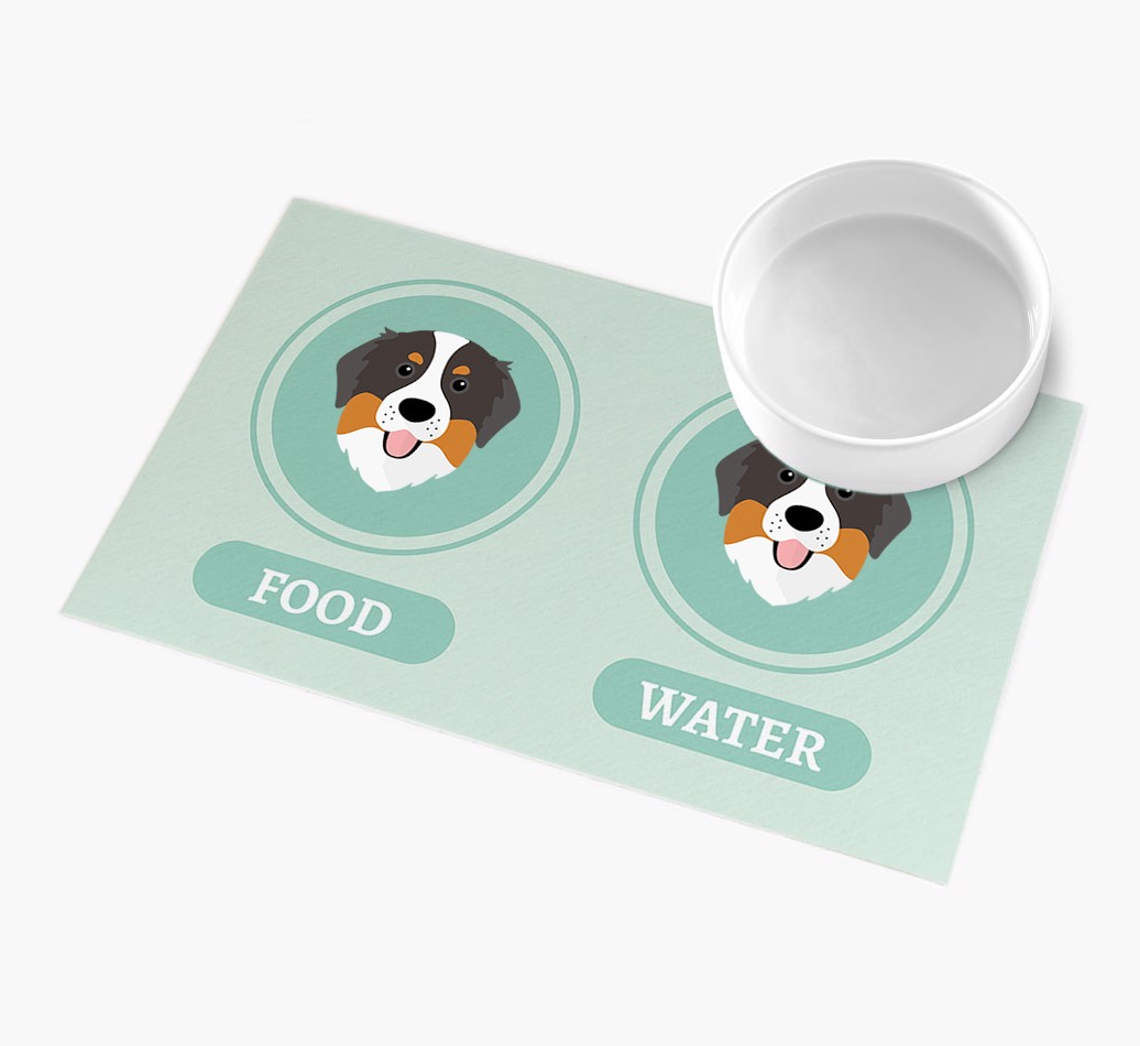 'Yappicons' - Personalized {breedFullName} Feeding Mat