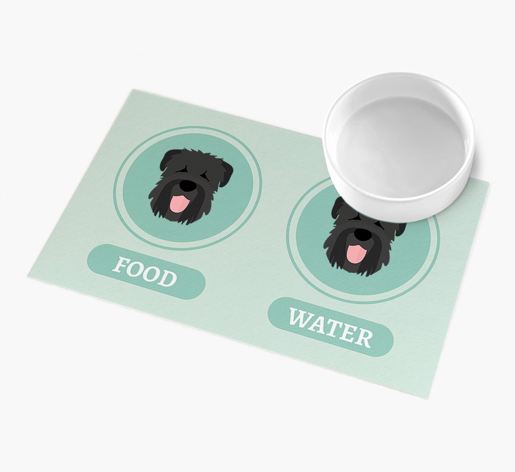 'Yappicons' - Personalized {breedFullName} Feeding Mat
