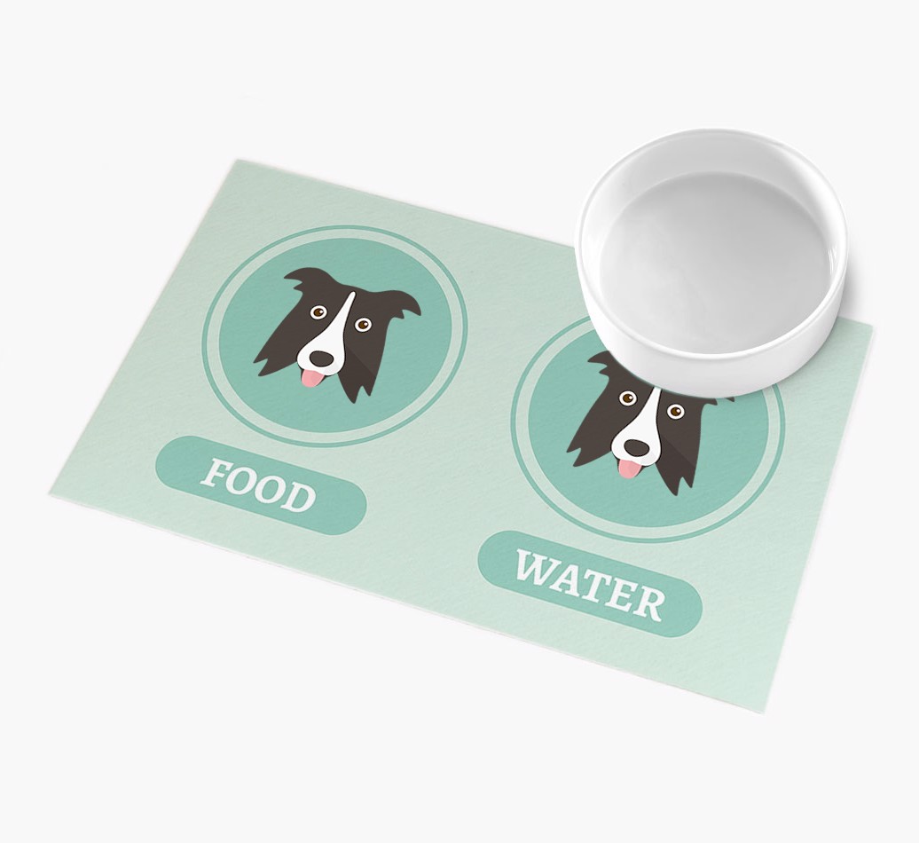 'Yappicons' - Personalized {breedFullName} Feeding Mat