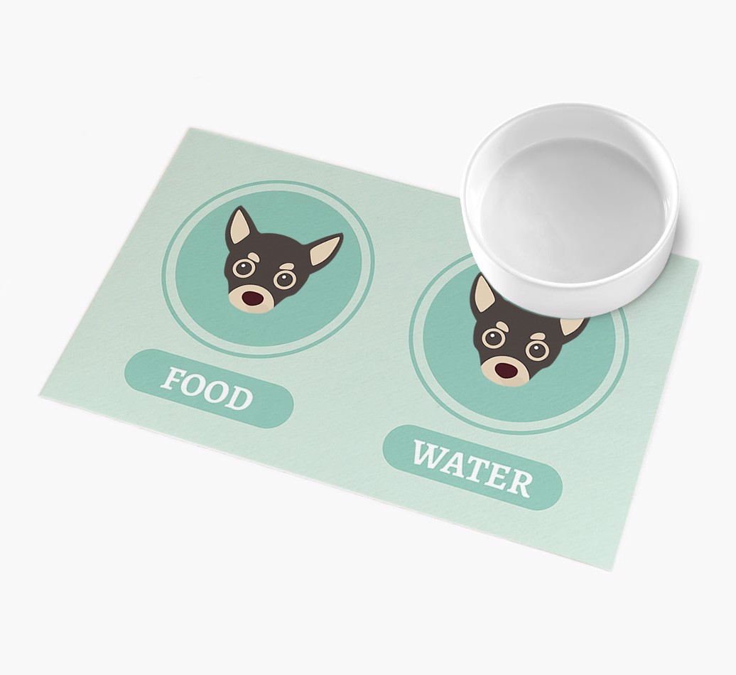 'Yappicons' - Personalized {breedFullName} Feeding Mat