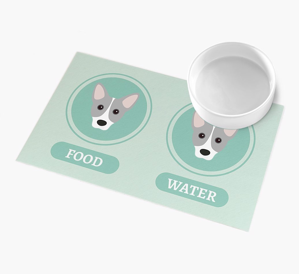 'Yappicons' - Personalized {breedFullName} Feeding Mat