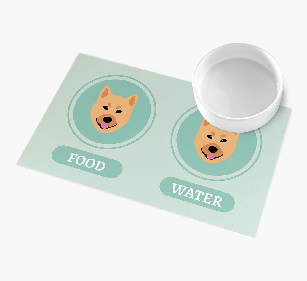 'Yappicons' - Personalized {breedFullName} Feeding Mat