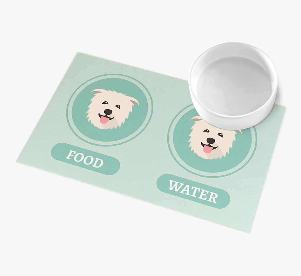 'Yappicons' - Personalized {breedFullName} Feeding Mat