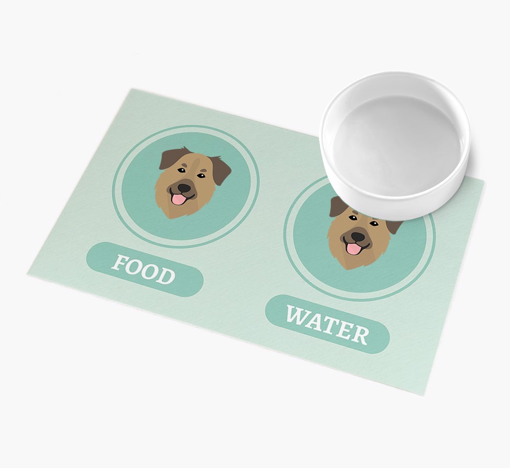 'Yappicons' - Personalized {breedFullName} Feeding Mat