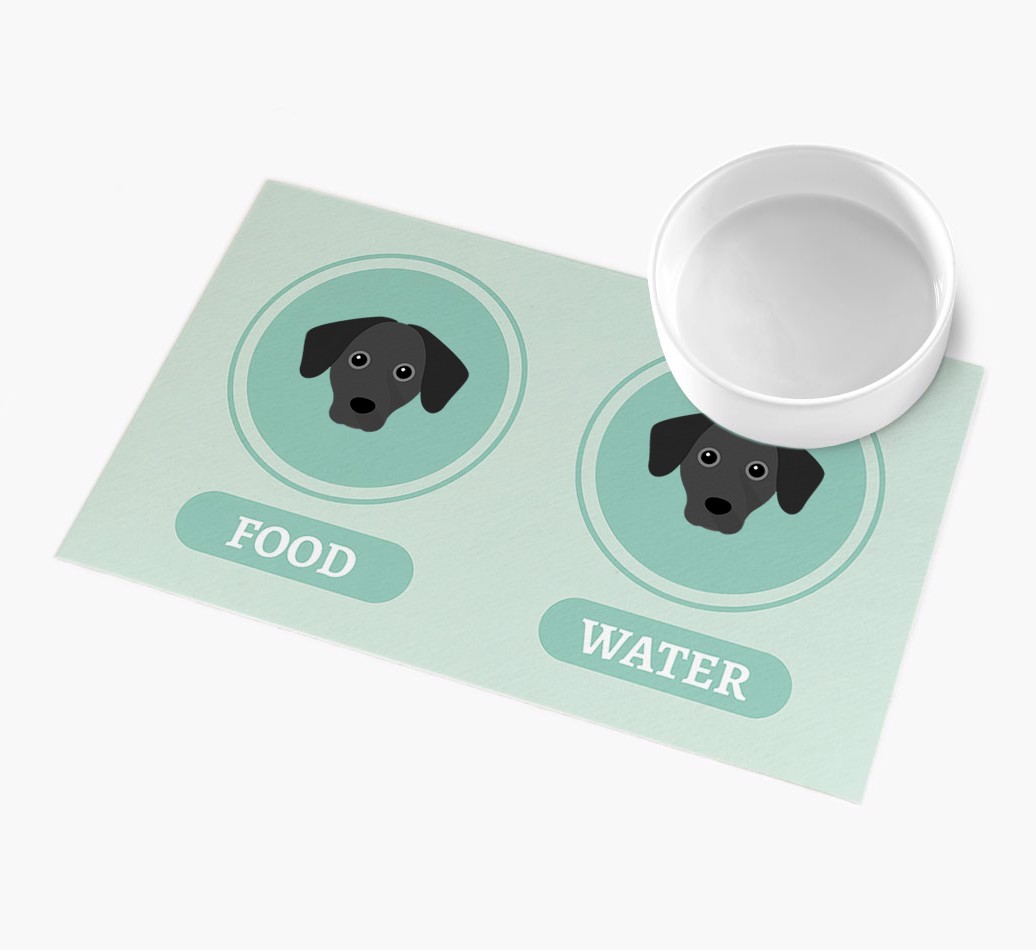 'Yappicons' - Personalized {breedFullName} Feeding Mat