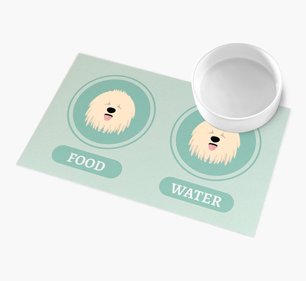 'Yappicons' - Personalized {breedFullName} Feeding Mat
