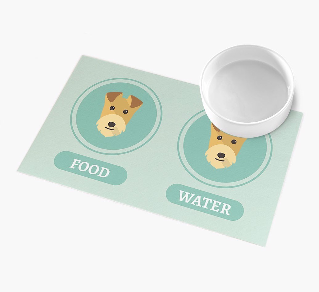 'Yappicons' - Personalized {breedFullName} Feeding Mat