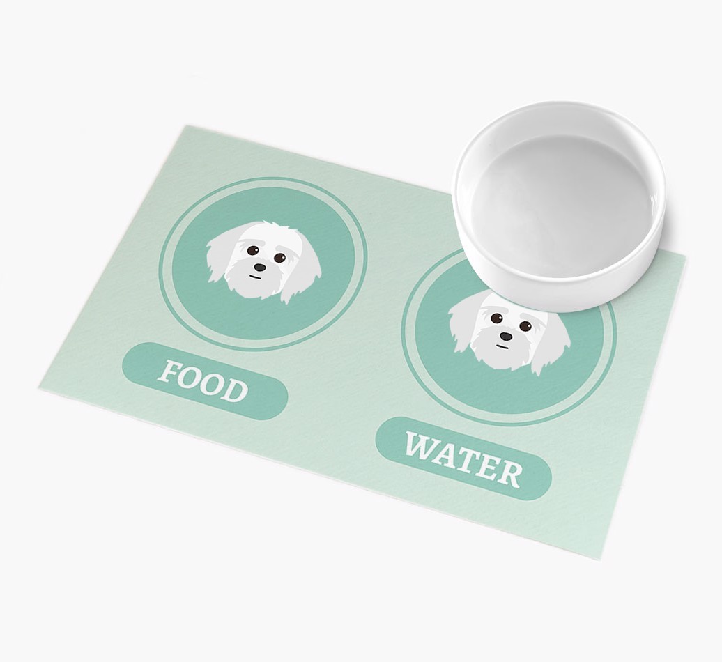 'Yappicons' - Personalized {breedFullName} Feeding Mat