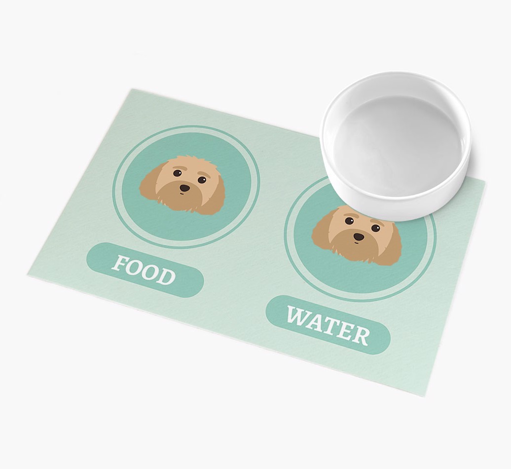 'Yappicons' - Personalized {breedFullName} Feeding Mat