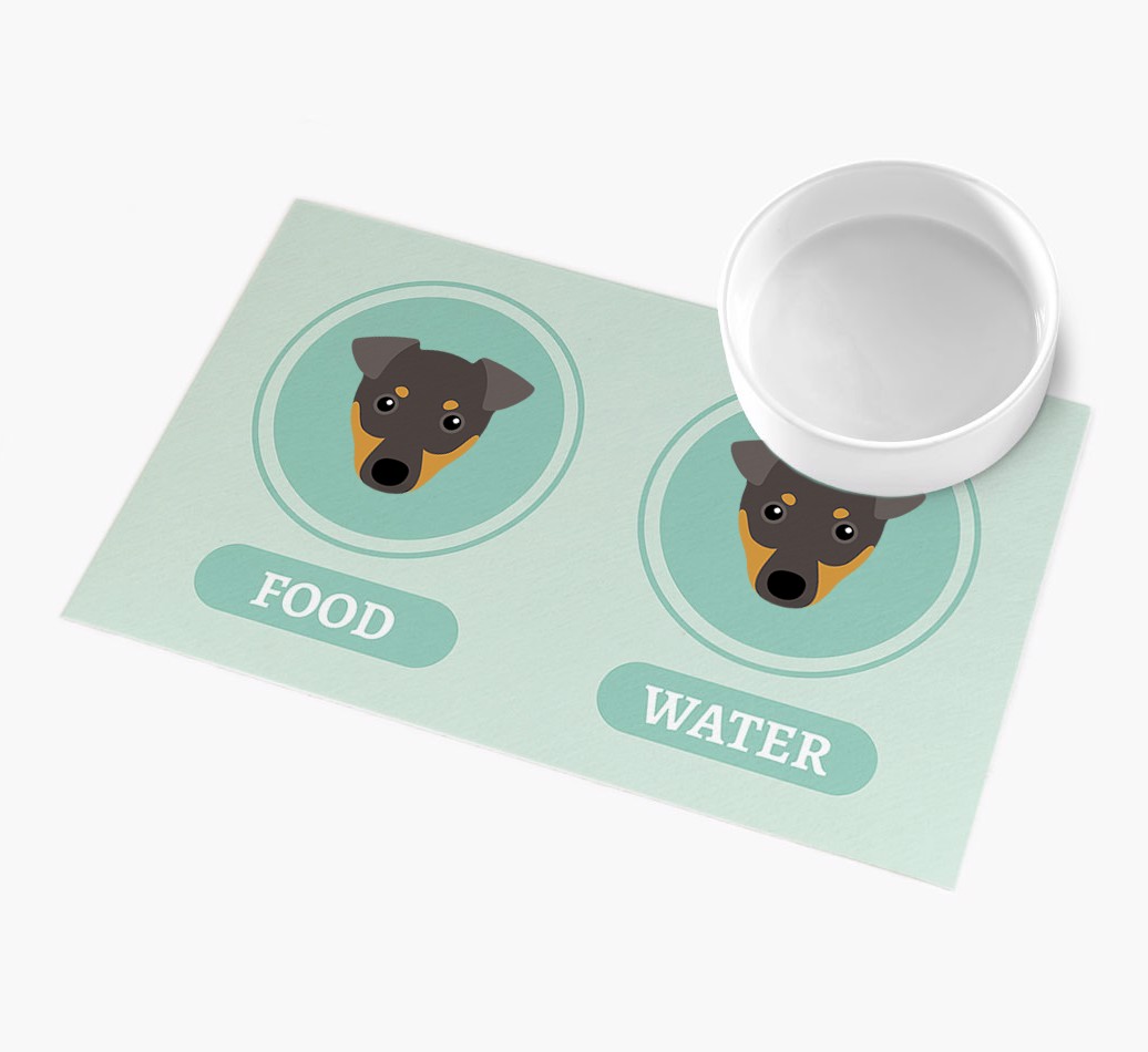 'Yappicons' - Personalized {breedFullName} Feeding Mat