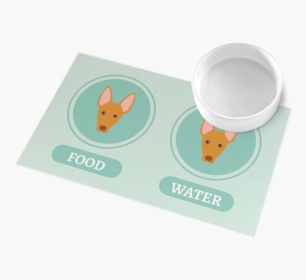'Yappicons' - Personalized {breedFullName} Feeding Mat