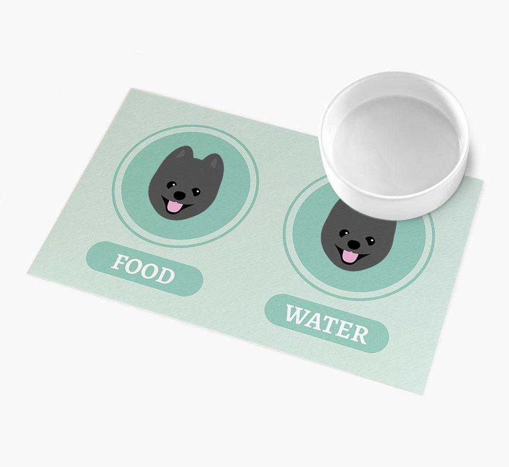 'Yappicons' - Personalized {breedFullName} Feeding Mat