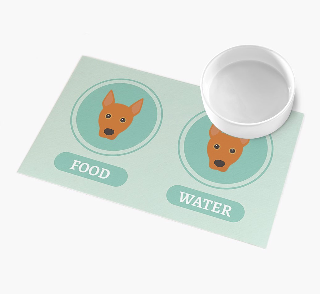'Yappicons' - Personalized {breedFullName} Feeding Mat