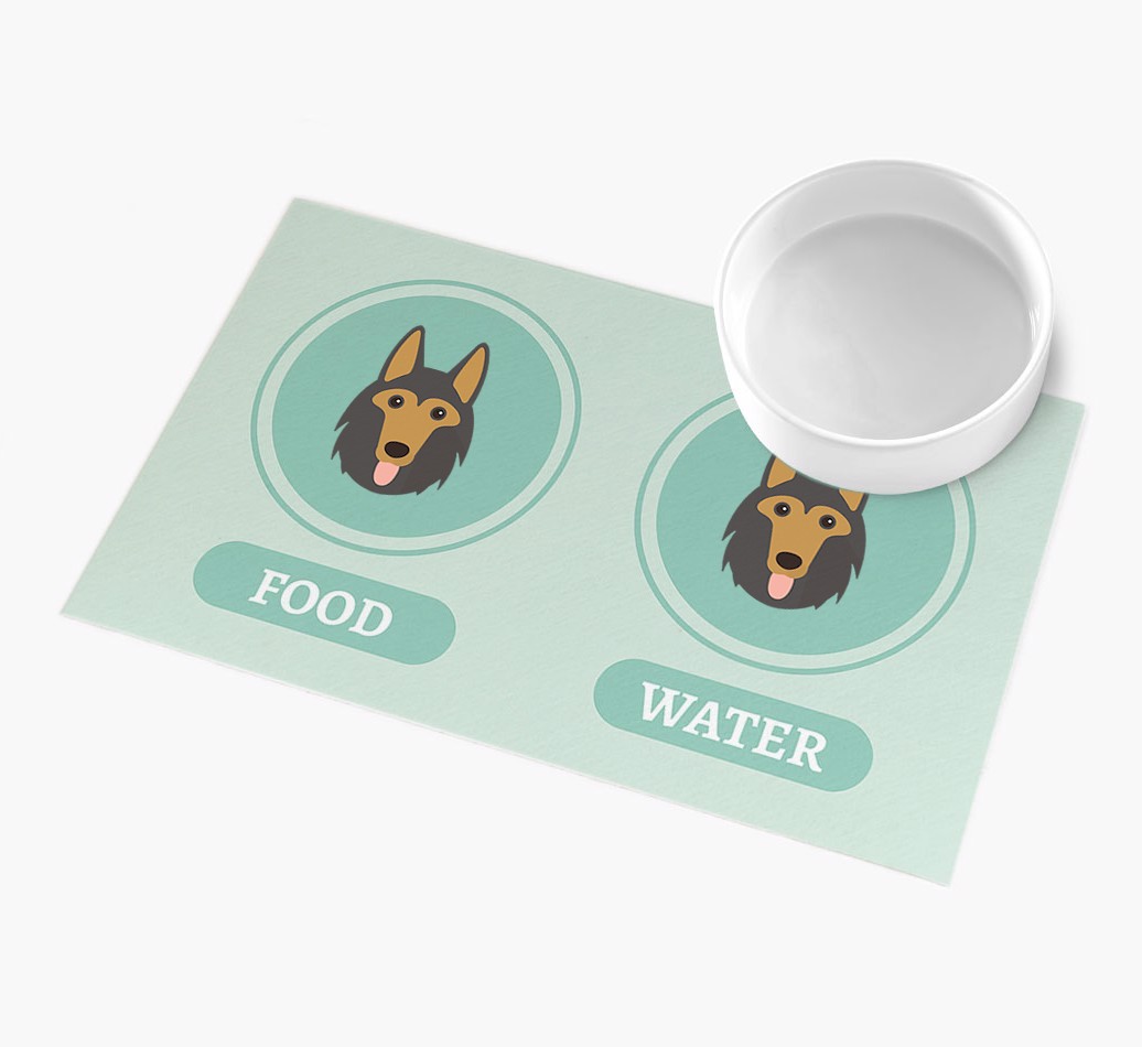 'Yappicons' - Personalized {breedFullName} Feeding Mat