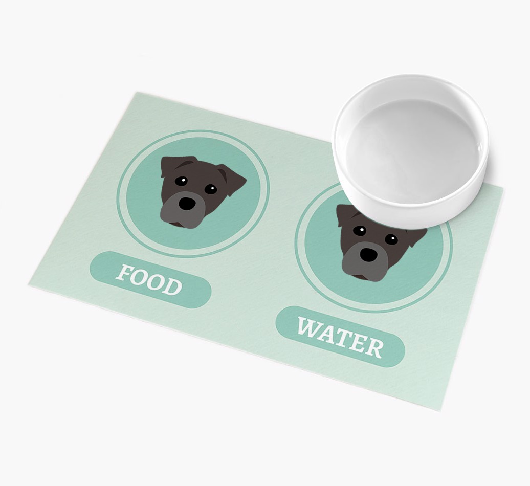 'Yappicons' - Personalized {breedFullName} Feeding Mat