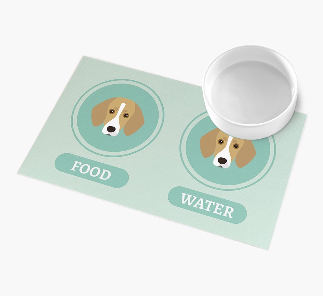 'Yappicons' - Personalized {breedFullName} Feeding Mat