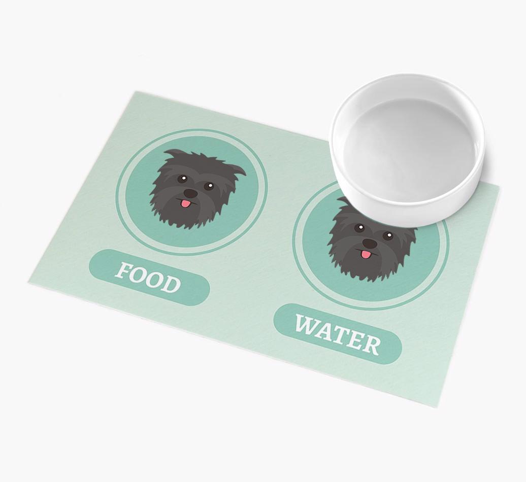 'Yappicons' - Personalized {breedFullName} Feeding Mat