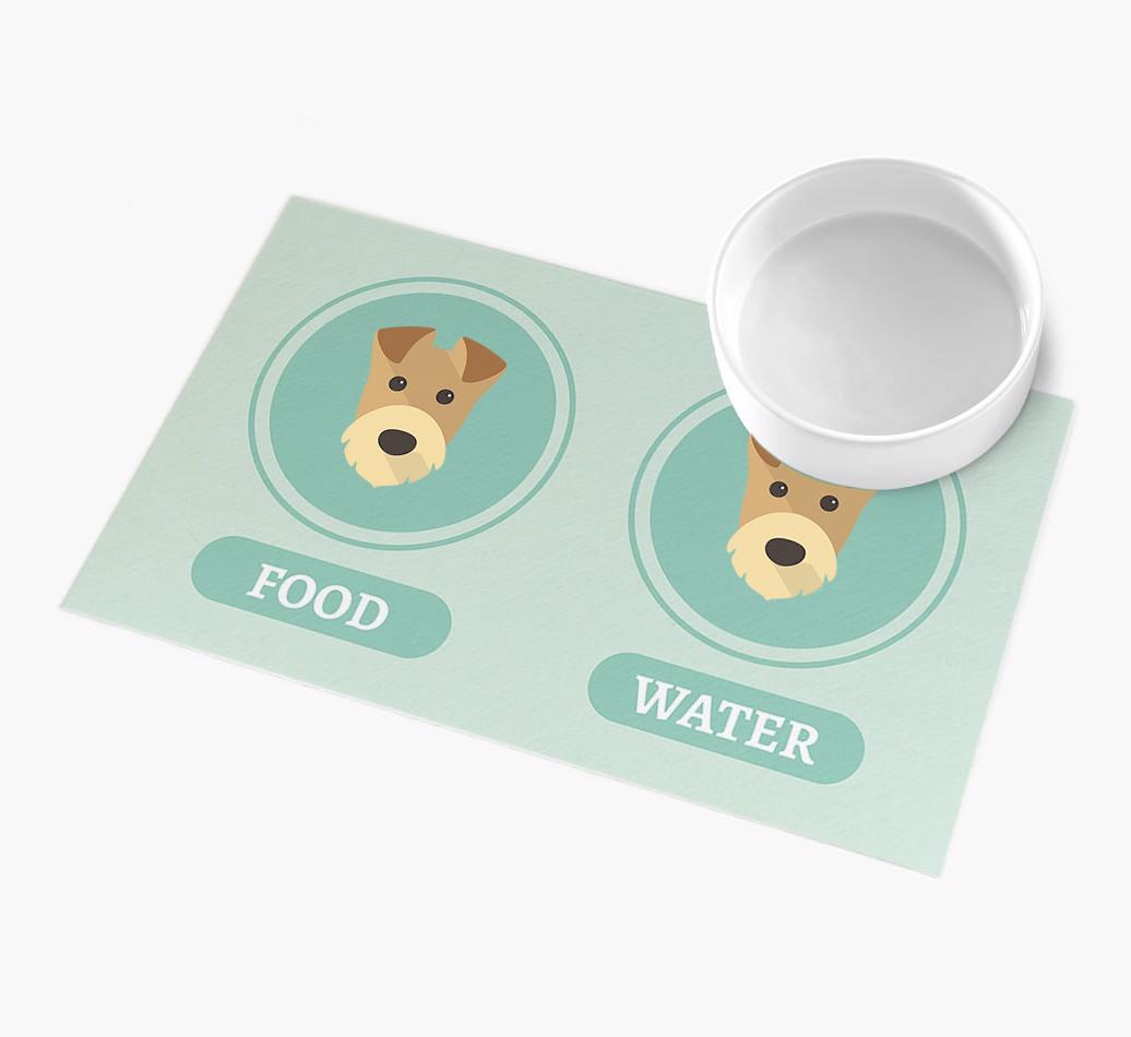 'Yappicons' - Personalized {breedFullName} Feeding Mat