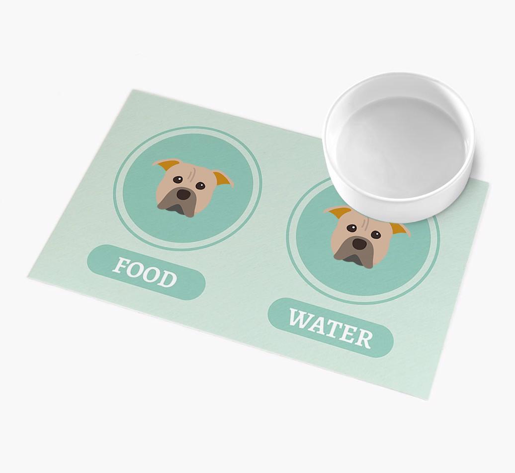 'Yappicons' - Personalized {breedFullName} Feeding Mat