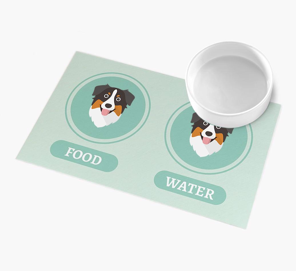 'Yappicons' - Personalized {breedFullName} Feeding Mat