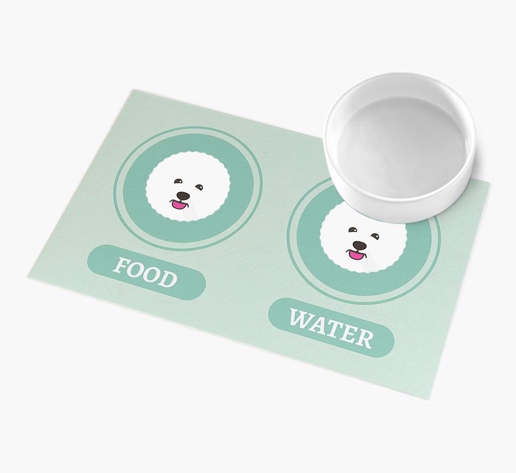 'Yappicons' - Personalized {breedFullName} Feeding Mat