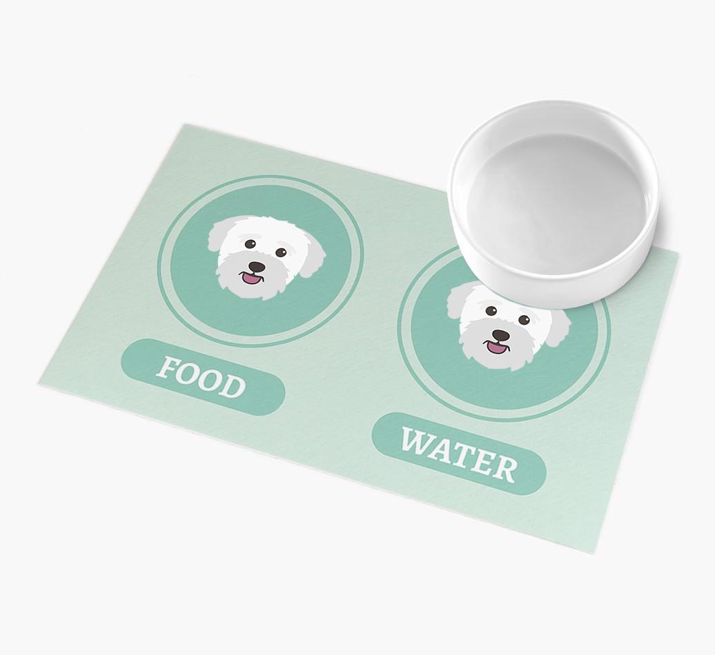 'Yappicons' - Personalized {breedFullName} Feeding Mat