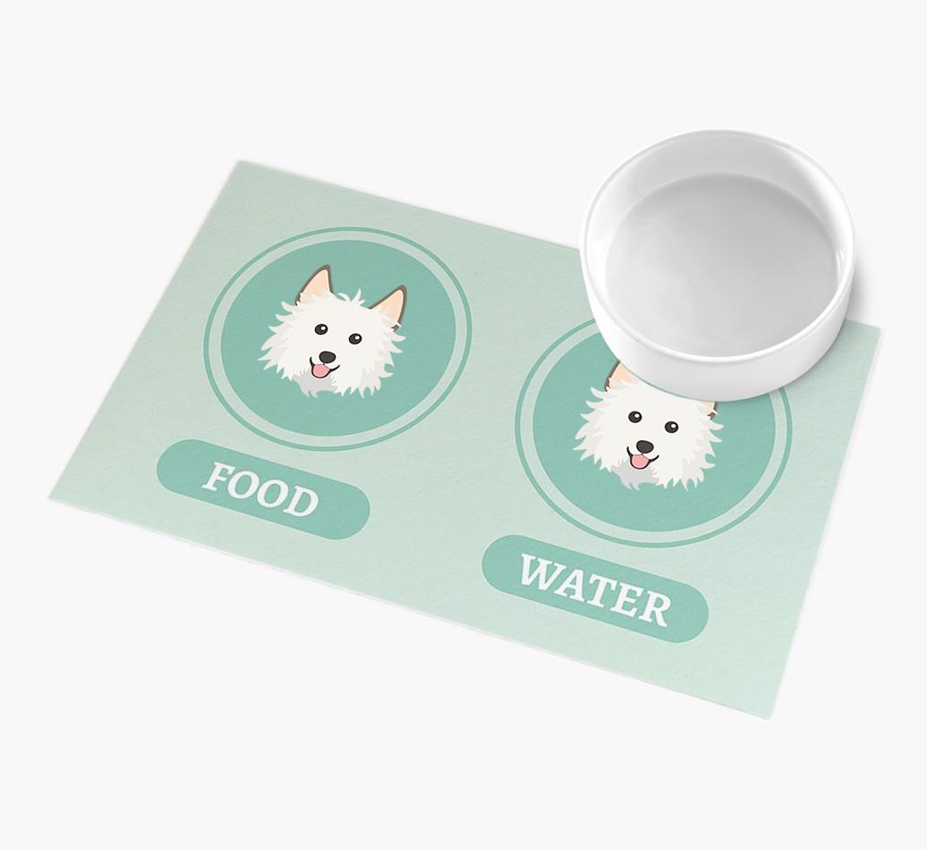 'Yappicons' - Personalized {breedFullName} Feeding Mat