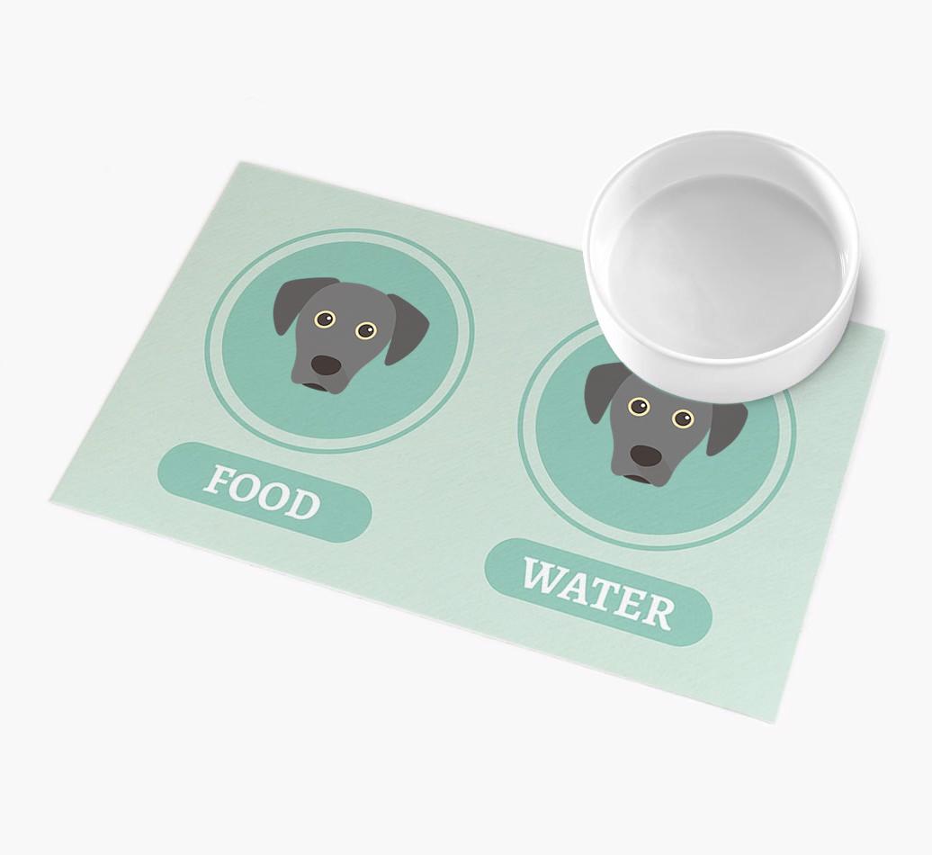 'Yappicons' - Personalized {breedFullName} Feeding Mat