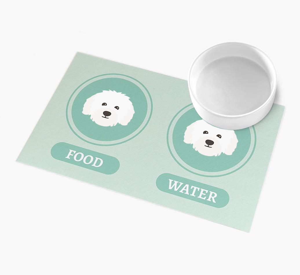 'Yappicons' - Personalized {breedFullName} Feeding Mat