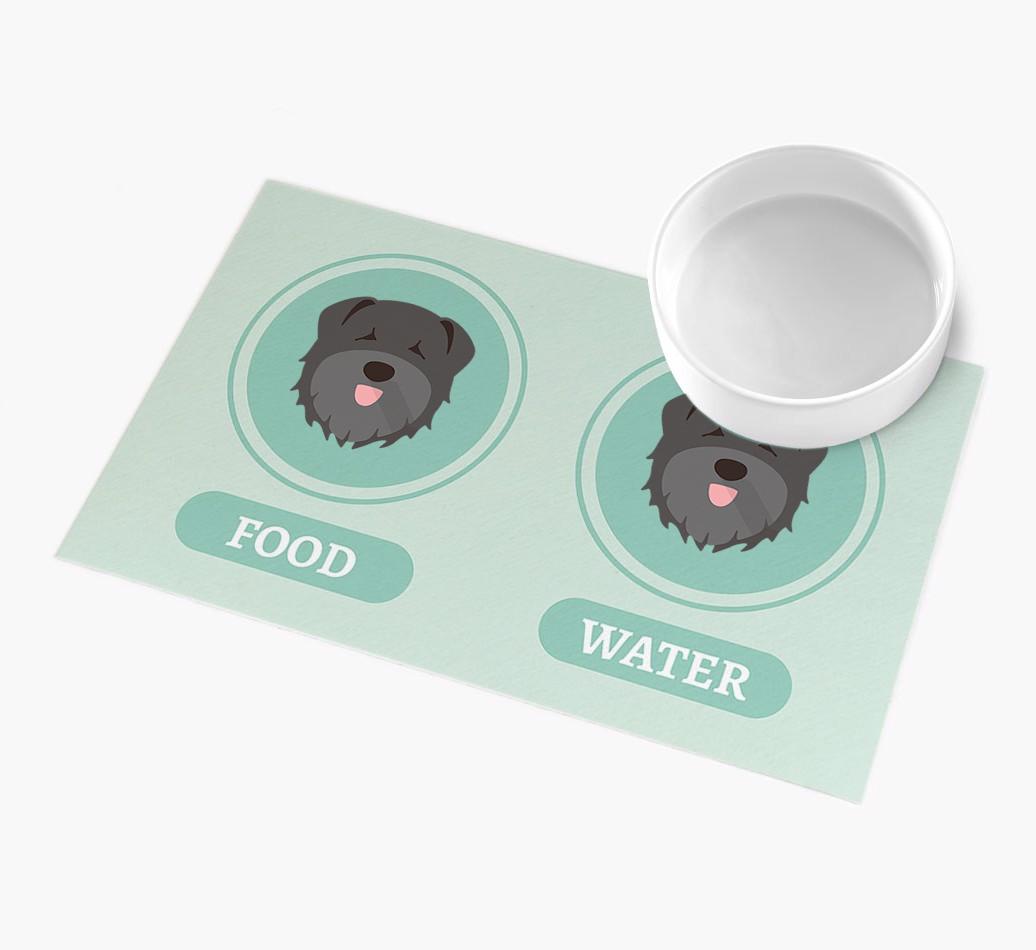 'Yappicons' - Personalized {breedFullName} Feeding Mat