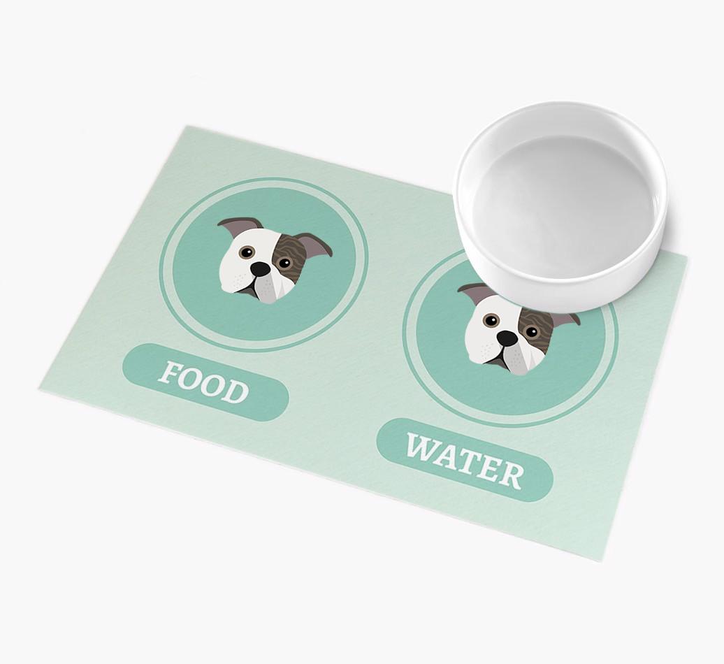 'Yappicons' - Personalized {breedFullName} Feeding Mat