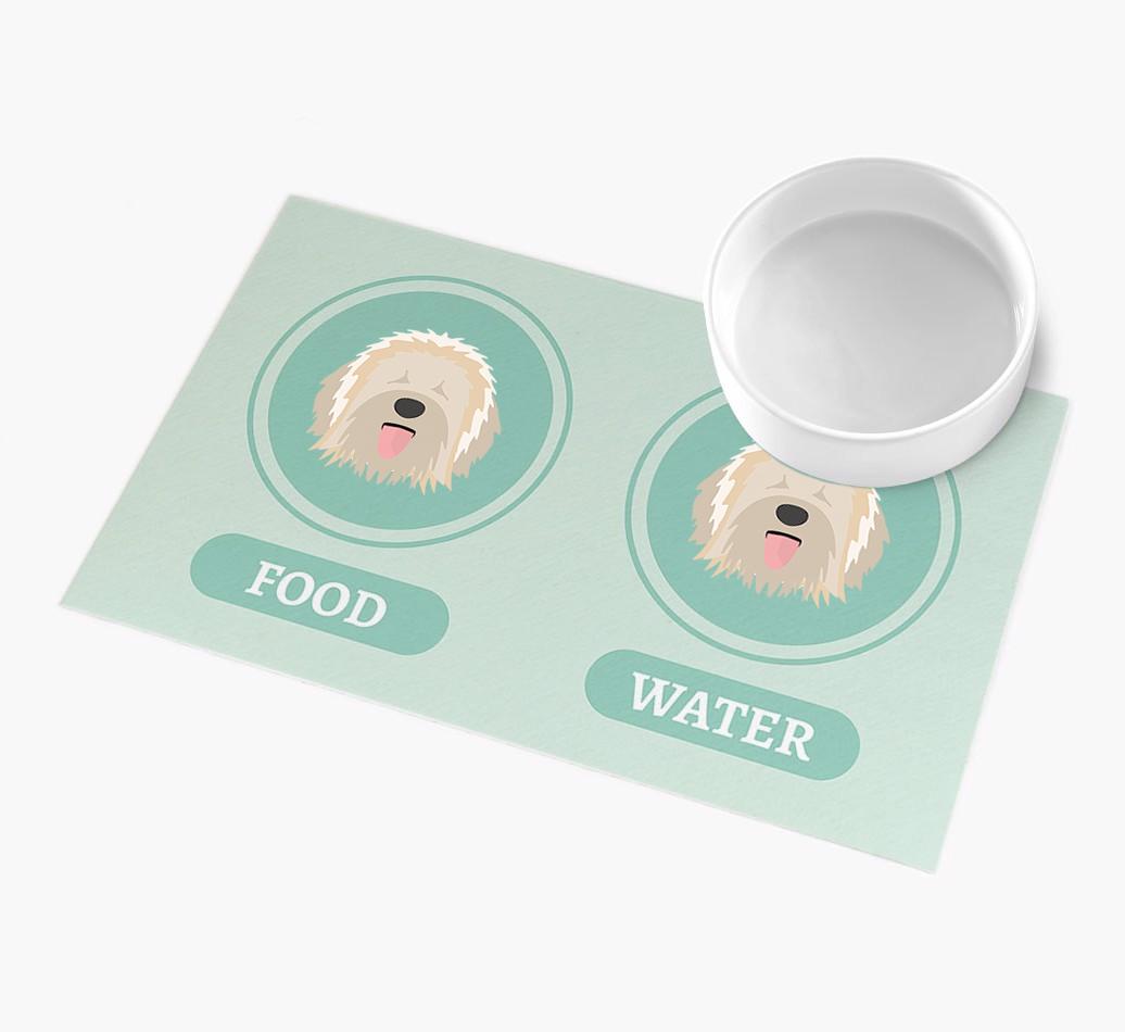 'Yappicons' - Personalized {breedFullName} Feeding Mat