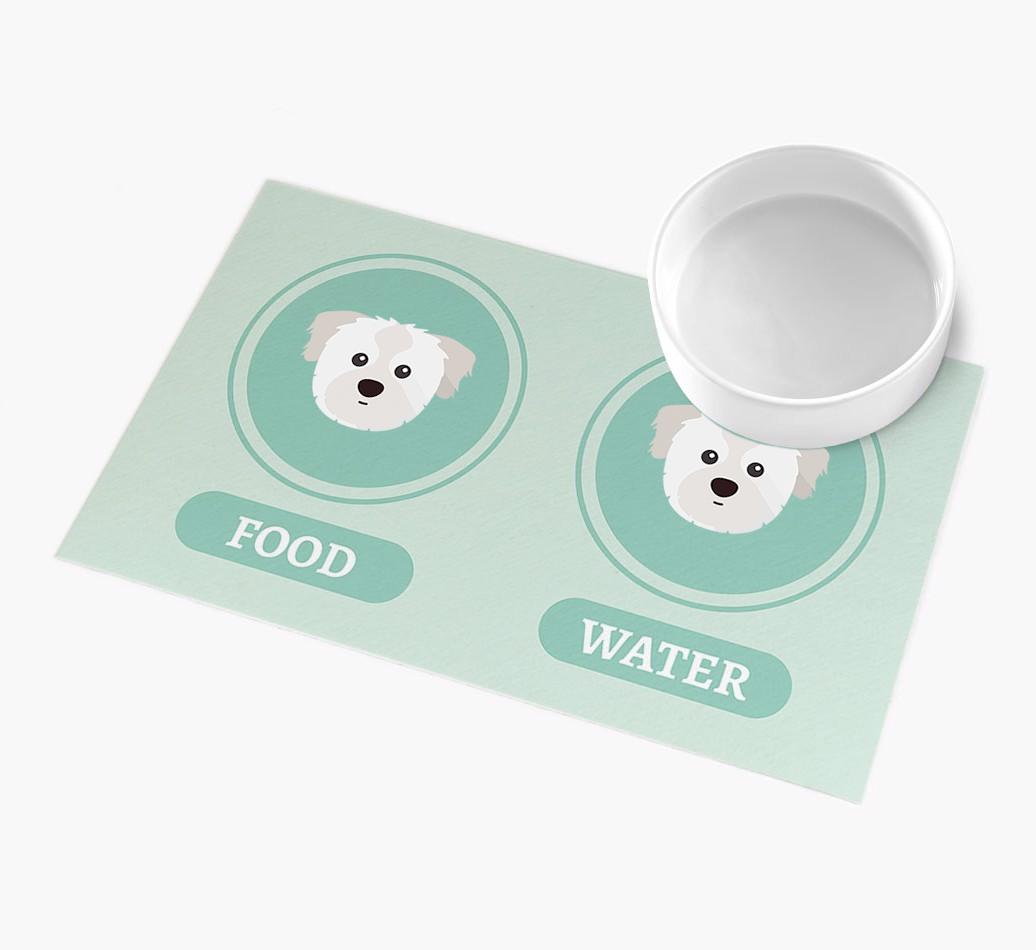 'Yappicons' - Personalized {breedFullName} Feeding Mat