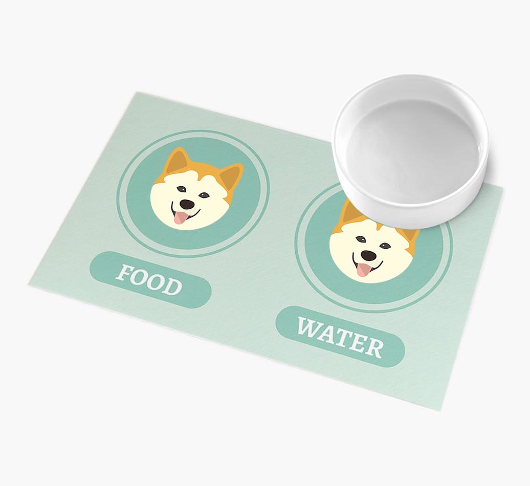 'Yappicons' - Personalized {breedFullName} Feeding Mat