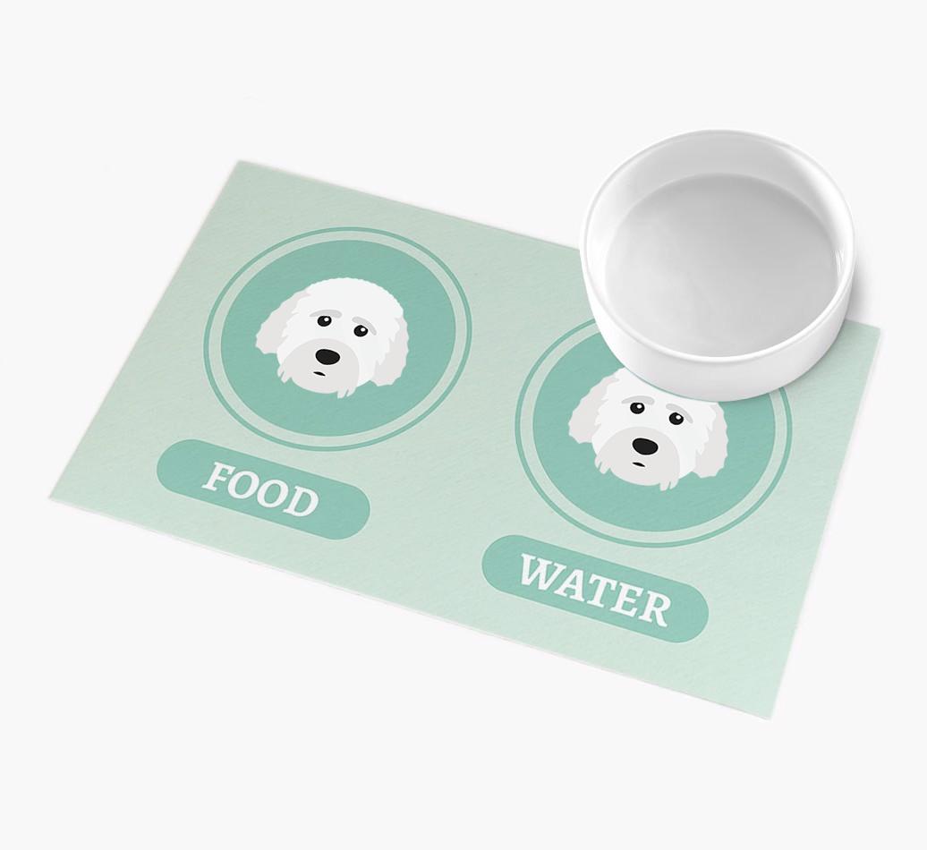 'Yappicons' - Personalized {breedFullName} Feeding Mat