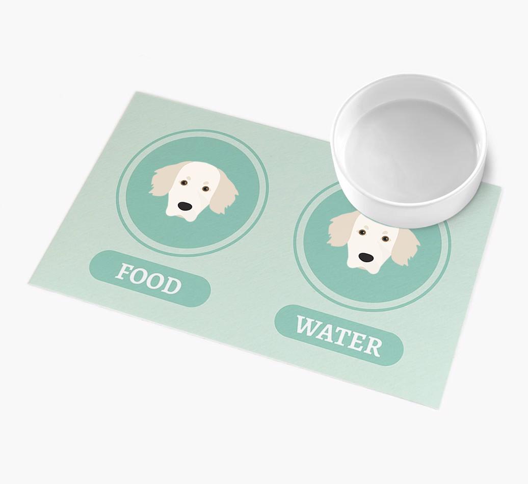 'Yappicons' - Personalized {breedFullName} Feeding Mat