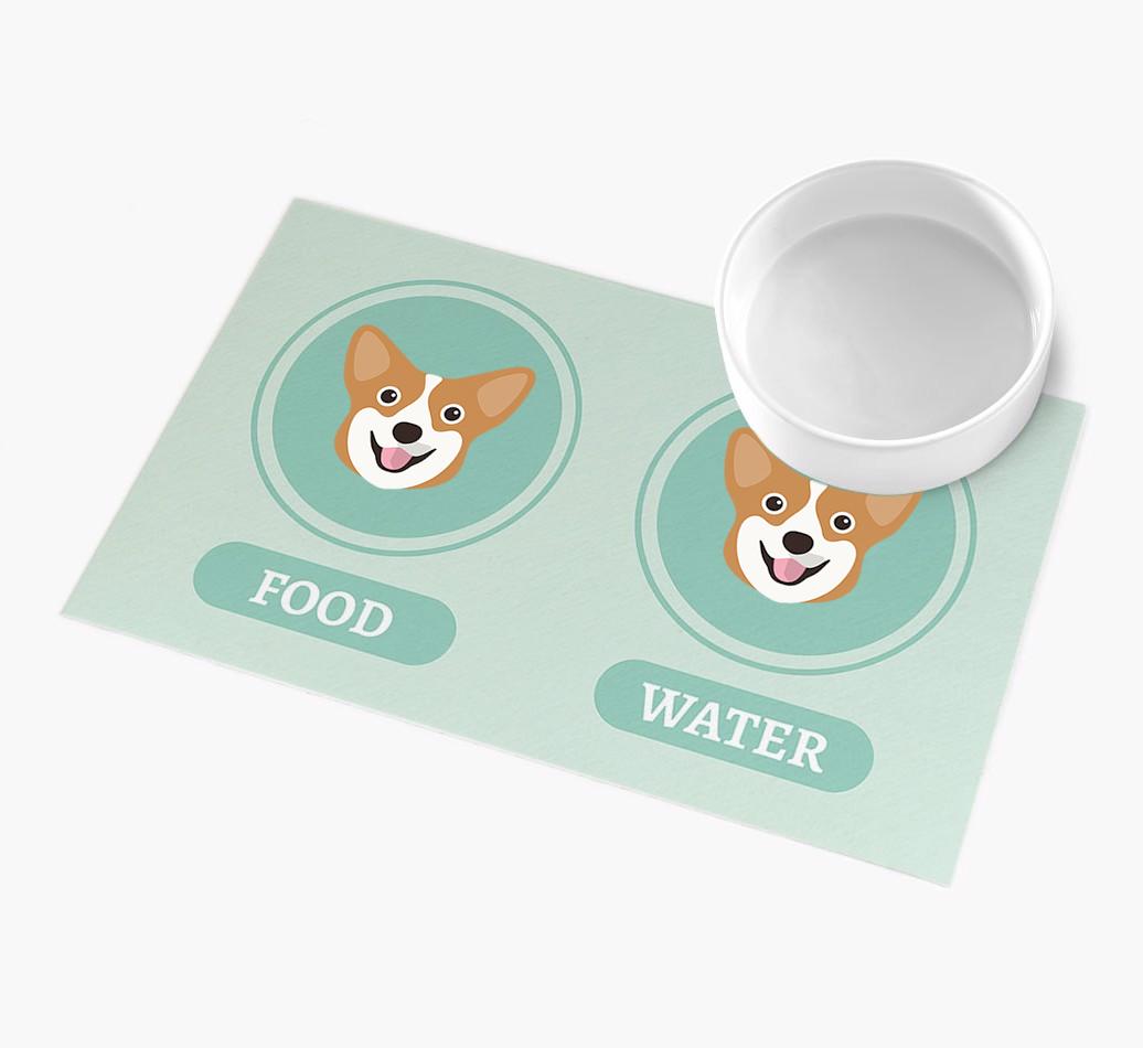 'Yappicons' - Personalized {breedFullName} Feeding Mat
