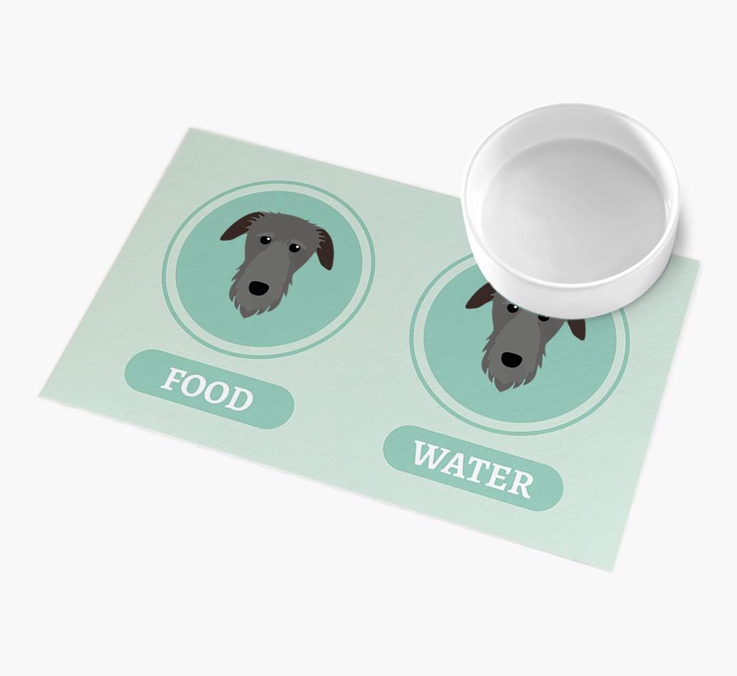 'Yappicons' - Personalized {breedFullName} Feeding Mat