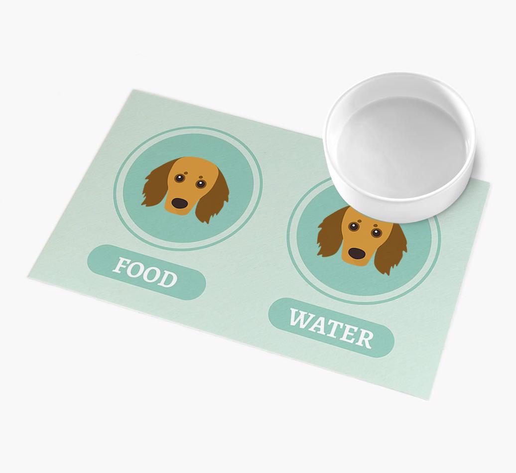 'Yappicons' - Personalized {breedFullName} Feeding Mat