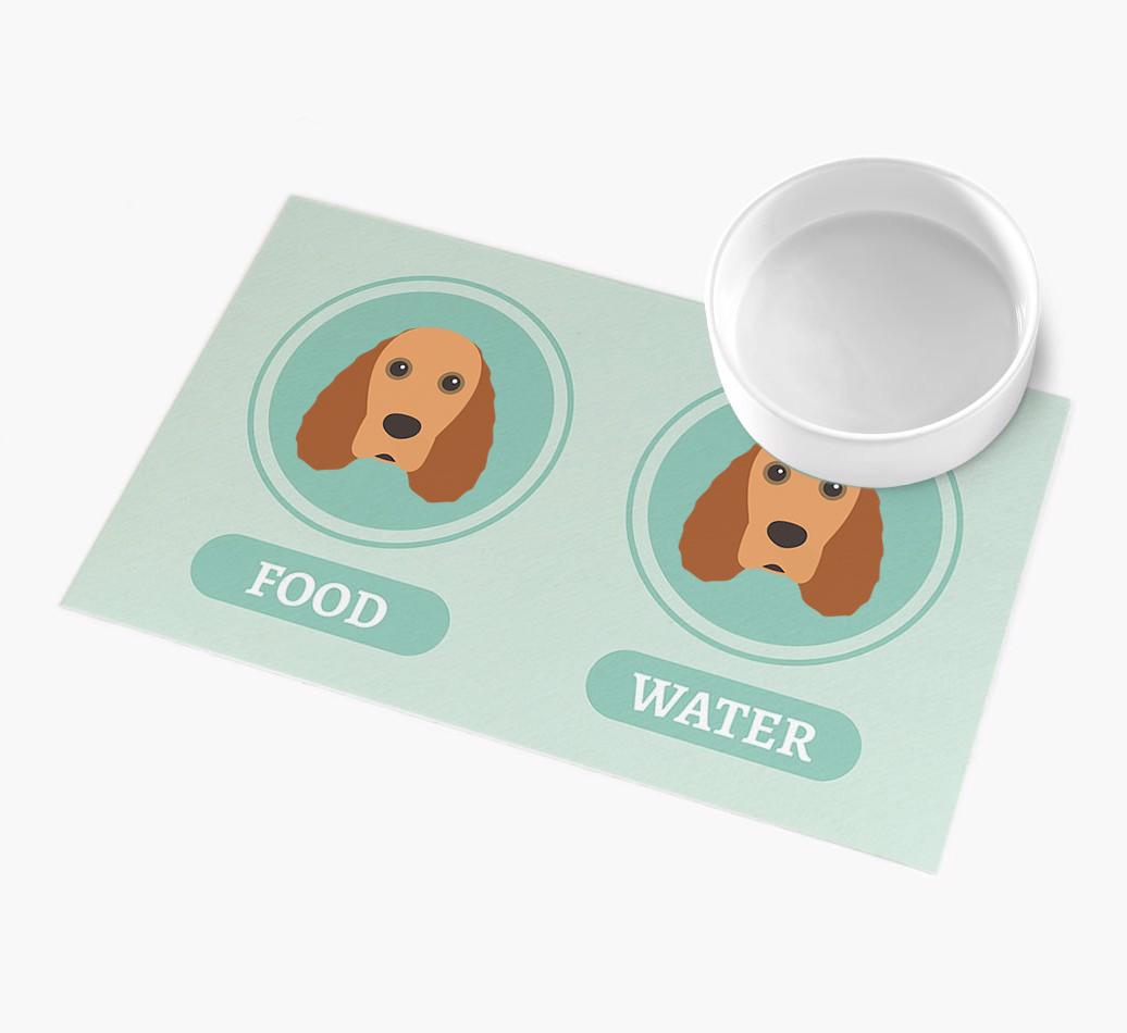 'Yappicons' - Personalized {breedFullName} Feeding Mat