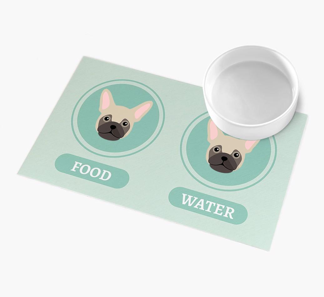 'Yappicons' - Personalized {breedFullName} Feeding Mat