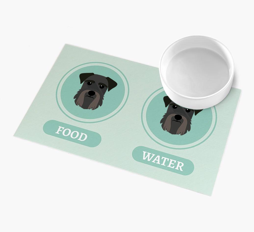 'Yappicons' - Personalized {breedFullName} Feeding Mat