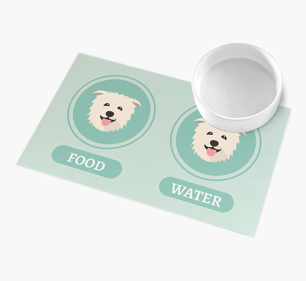 'Yappicons' - Personalized {breedFullName} Feeding Mat