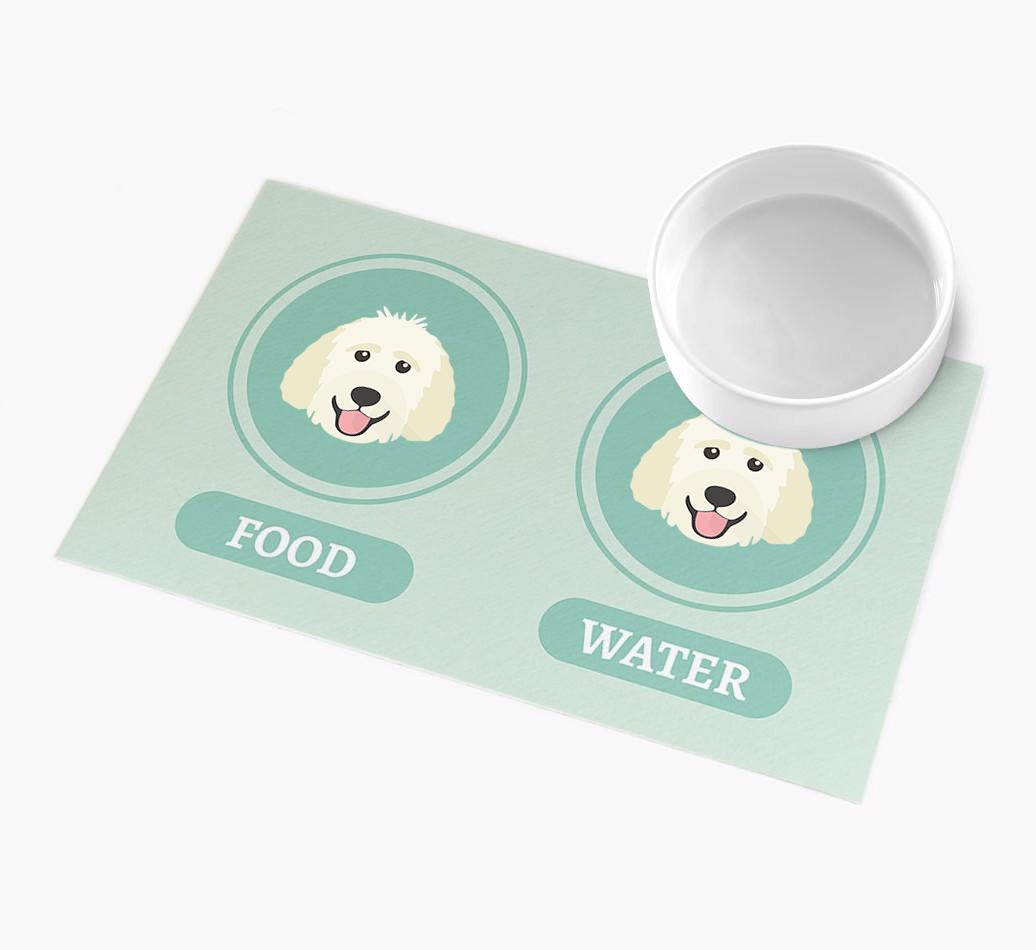 'Yappicons' - Personalized {breedFullName} Feeding Mat