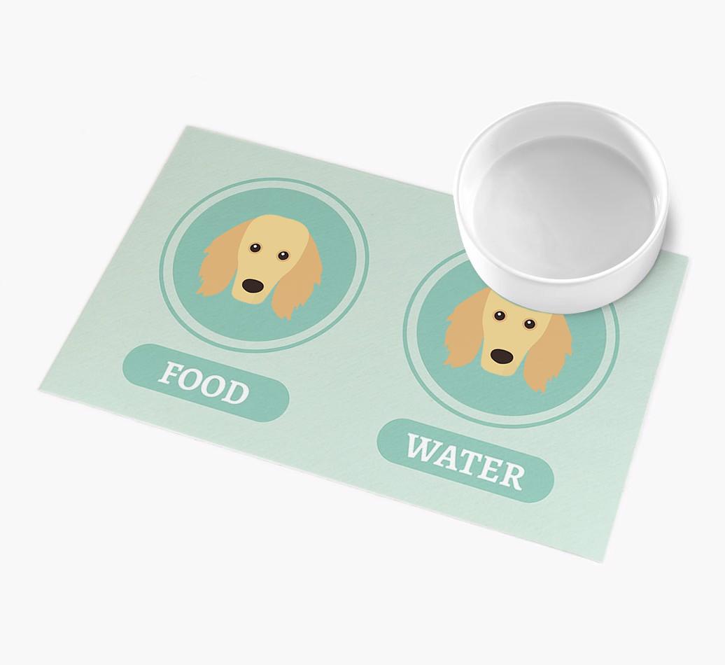 'Yappicons' - Personalized {breedFullName} Feeding Mat