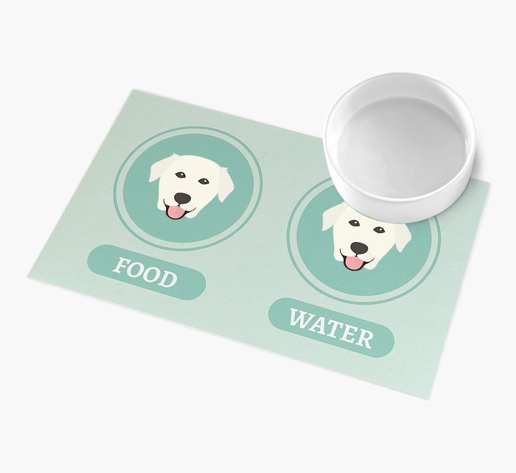 'Yappicons' - Personalized {breedFullName} Feeding Mat