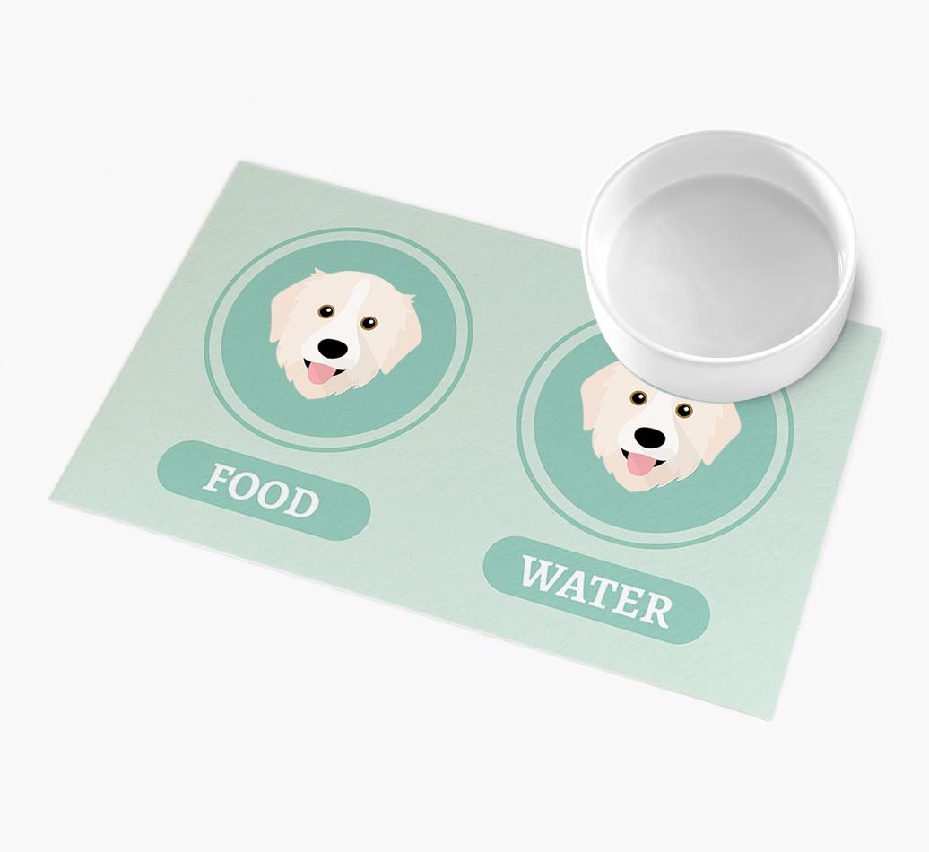 'Yappicons' - Personalized {breedFullName} Feeding Mat