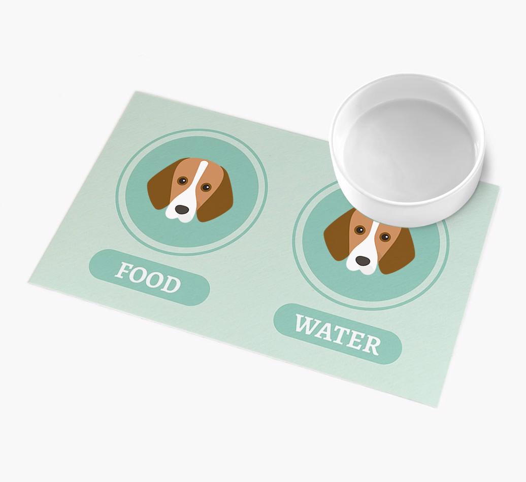 'Yappicons' - Personalized {breedFullName} Feeding Mat